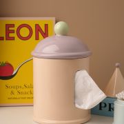 Colorful Ceramic Tissue Holder Jar | Modern Decorative Tissue Canister | Stylish Home and Office Decor