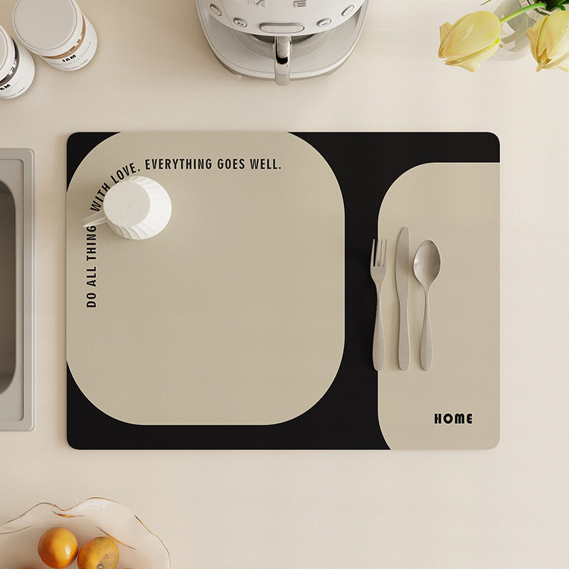 Kitchenware ideas | Dining Placemat | “Do All Things With Love” Modern Table Mat | Stylish Home Decor