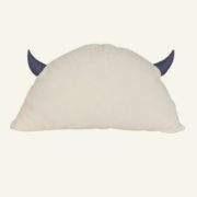 Cute Horned Monster Pillow | Plush Decorative Cushion | Soft and Cozy Throw Pillow | Fun Kids’ Room Decor